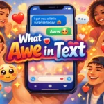 What Awe Mean in Text