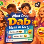 What Does Dab Mean in Text