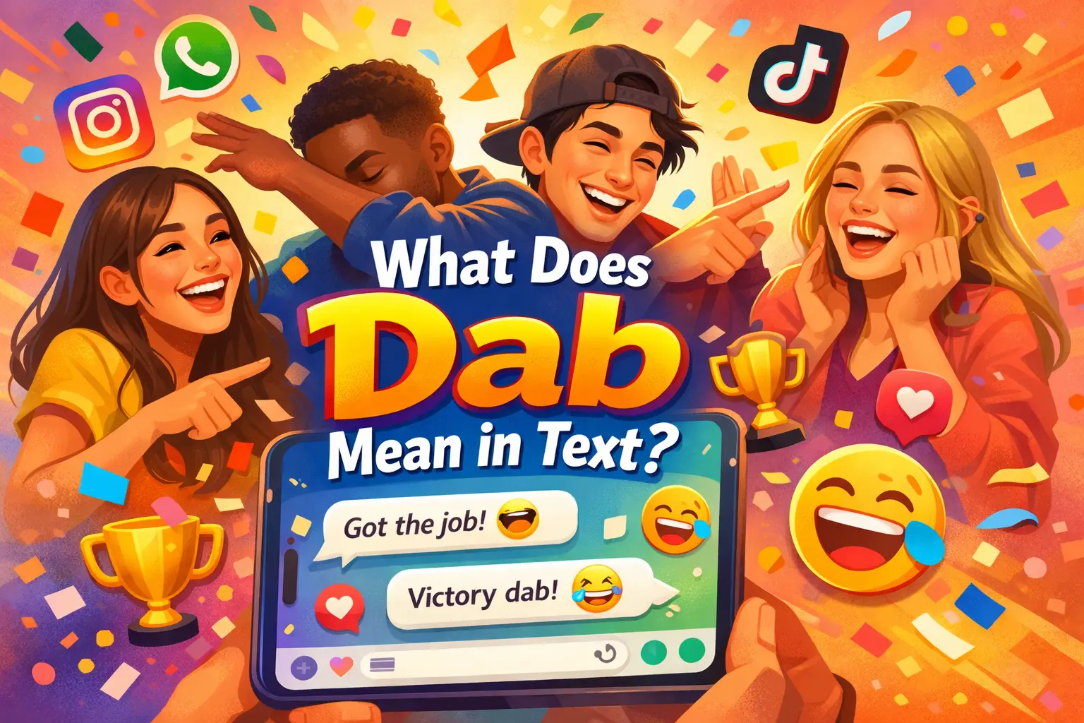 What Does Dab Mean in Text