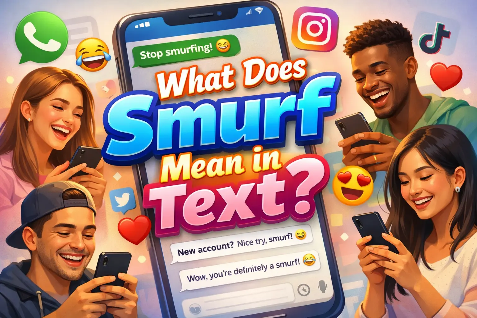 What Does Smurf Mean in Text