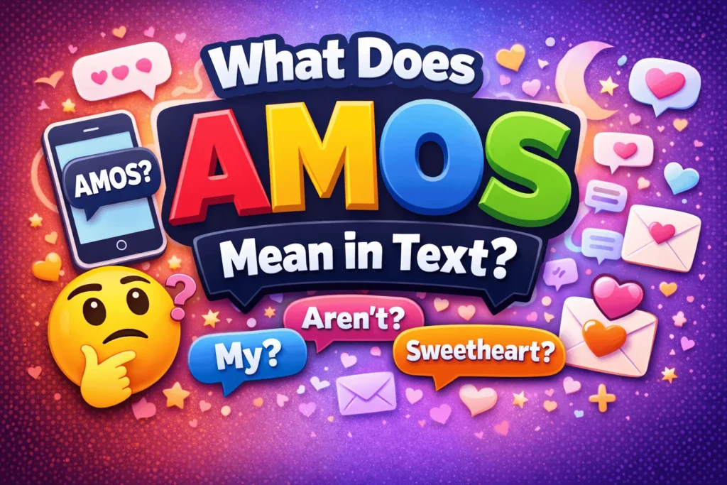 What Does Amos Mean in Text