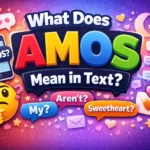 What Does Amos Mean in Text