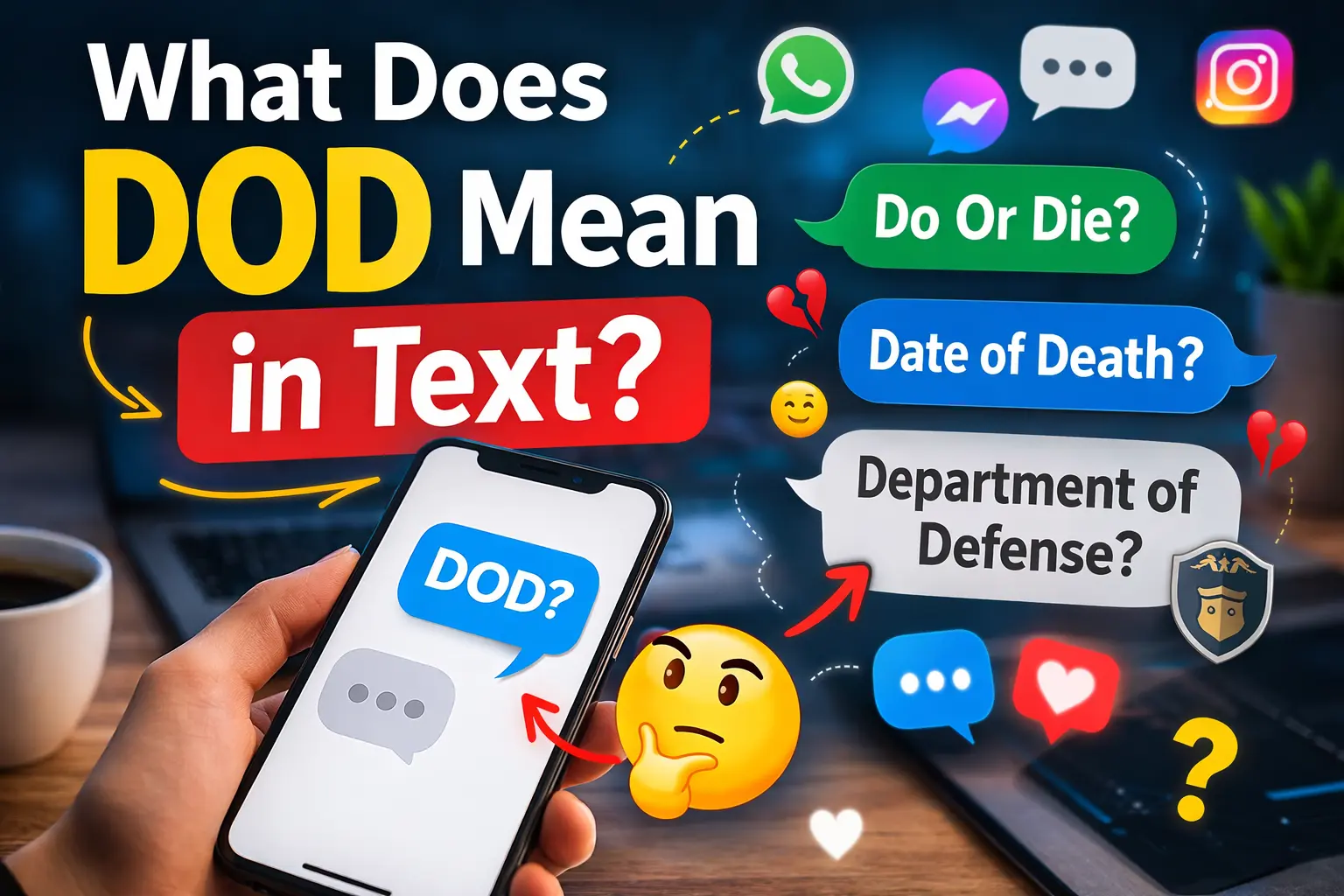 What Does DOD Mean in Text
