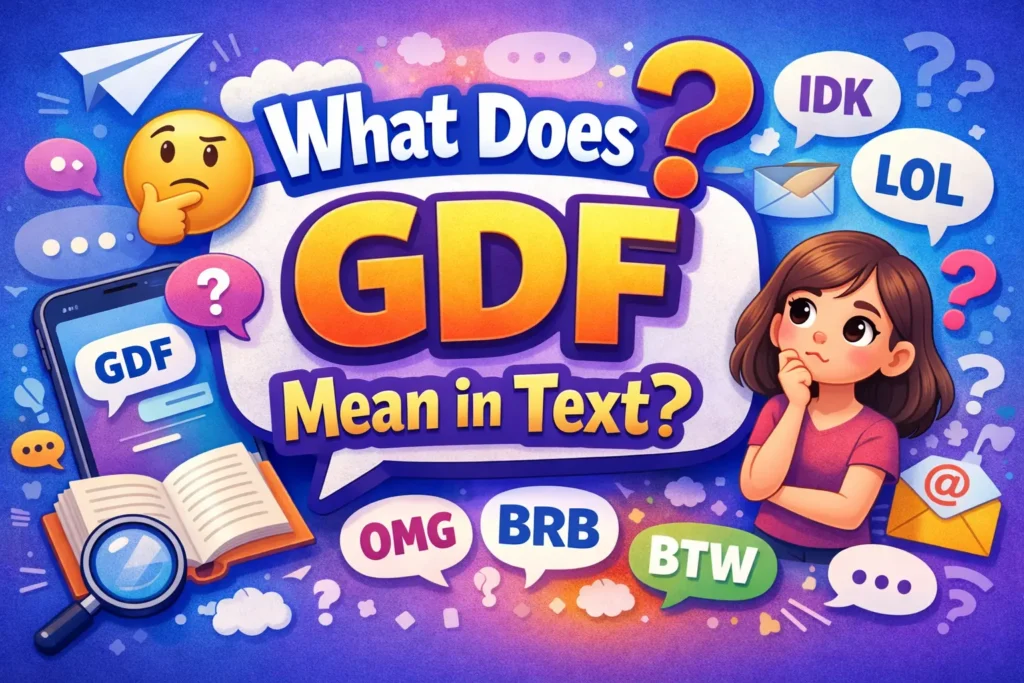 What Does GDF Mean in Text