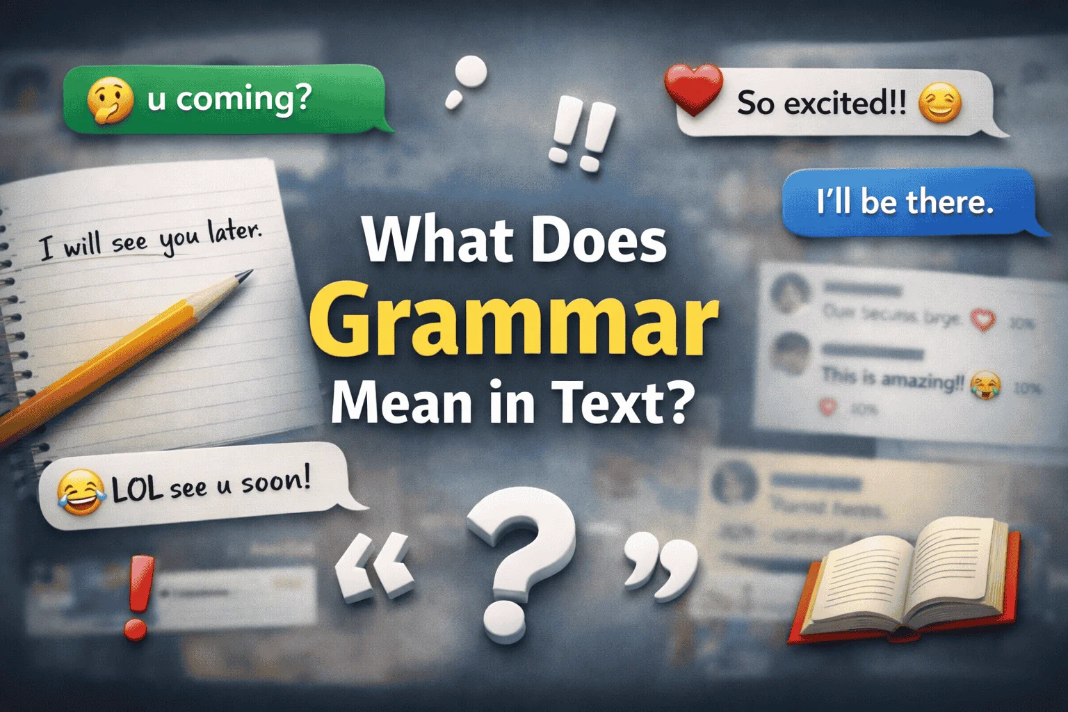 What Does Grammar Mean in Text