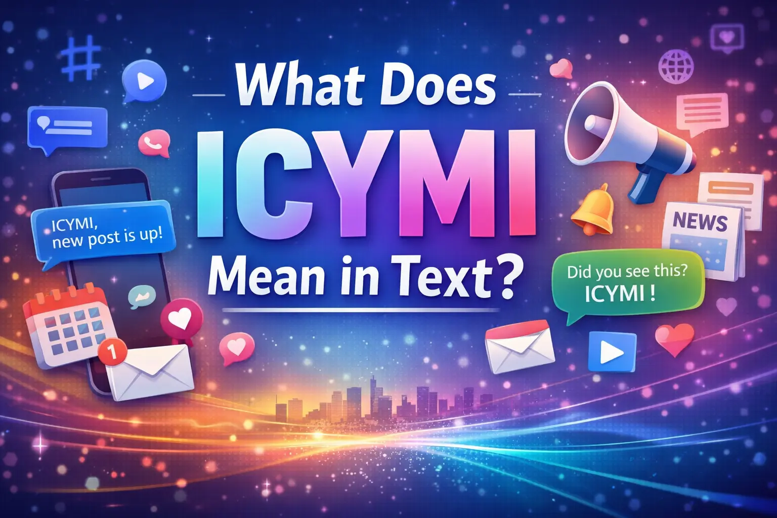 What Does ICYMI Mean in Text