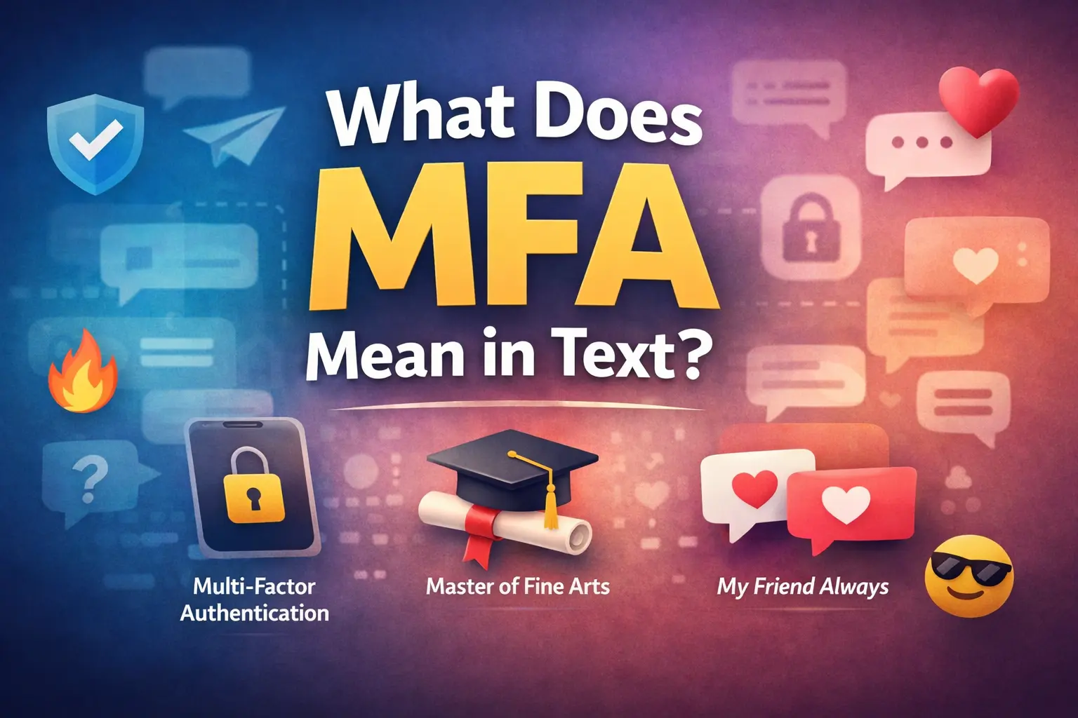 What Does MFA Mean in Text