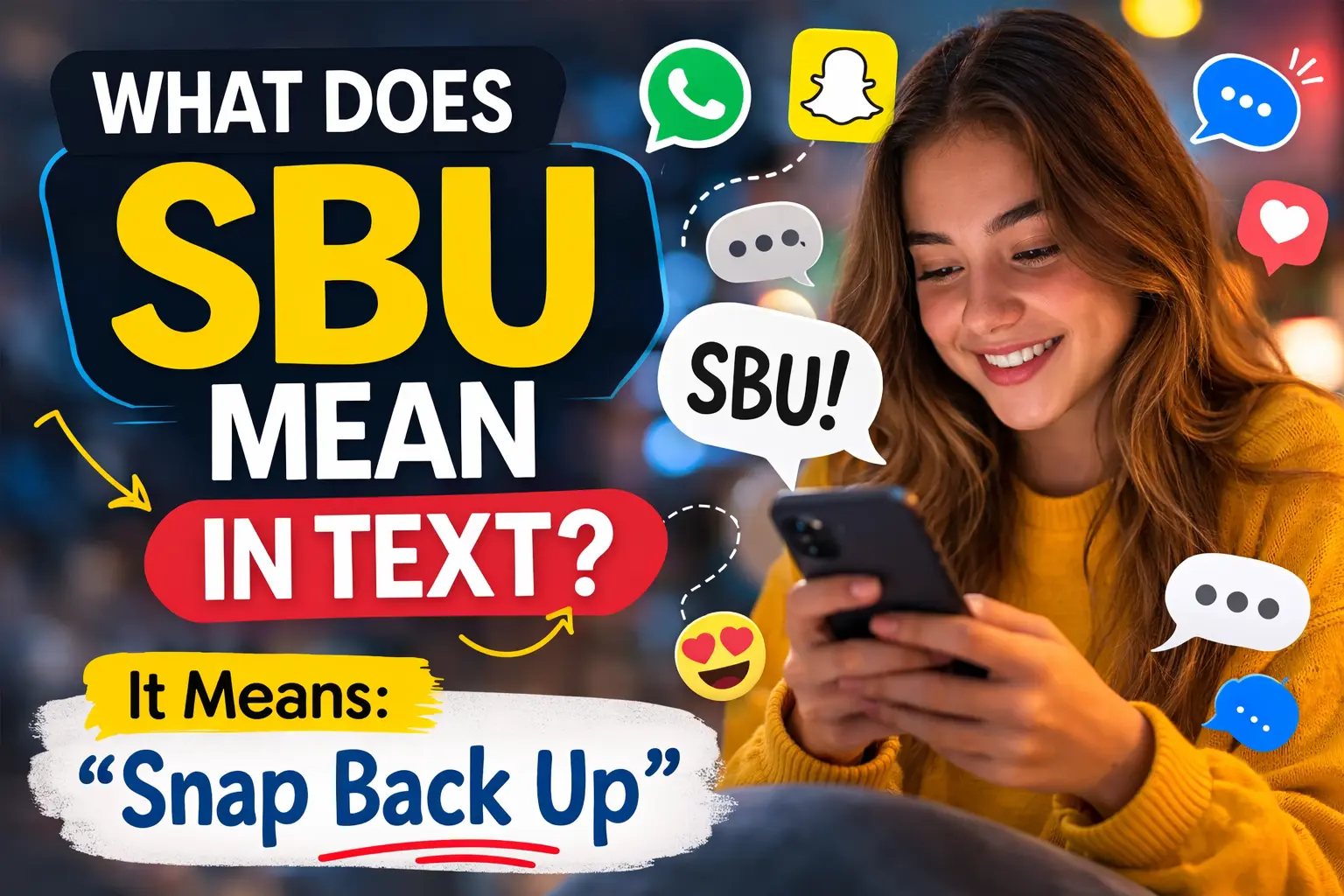 What Does SBU Mean in Text