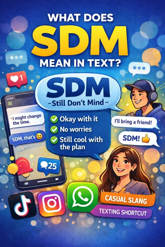 What Does SDM Mean in Text