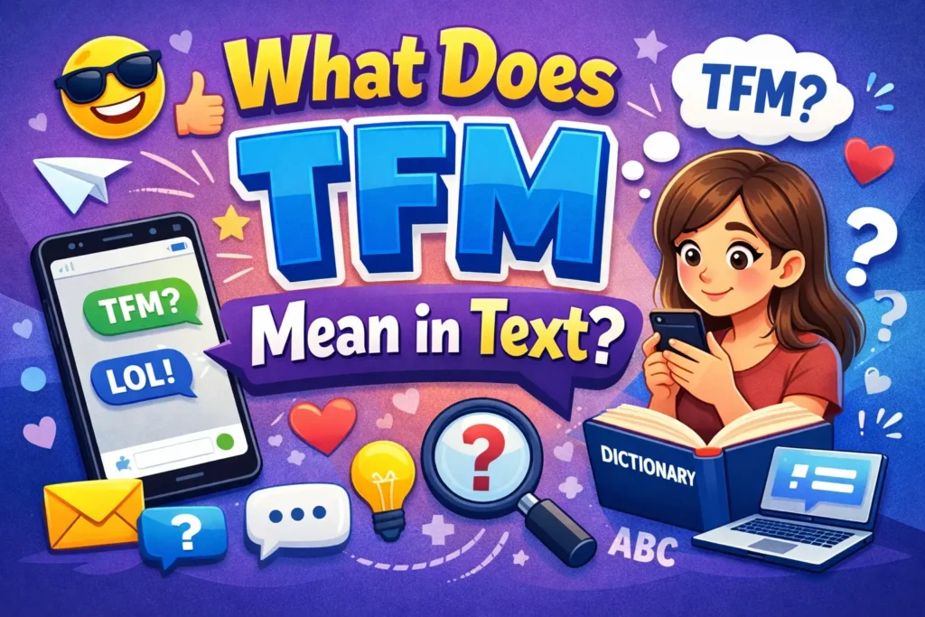 What Does TFM Mean in Text