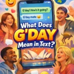 gday slang meaning