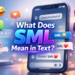 what does SML mean in text