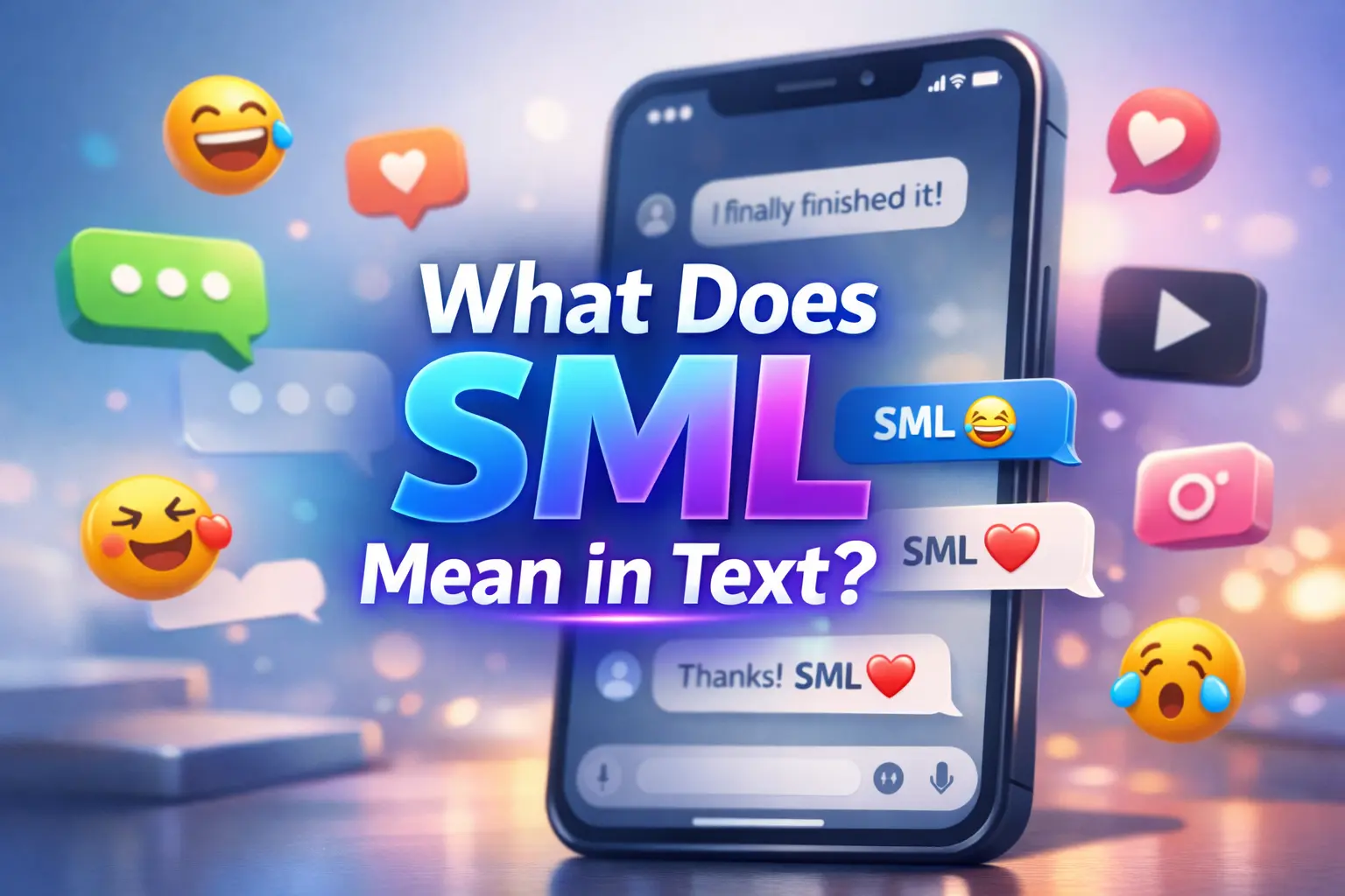 what does SML mean in text