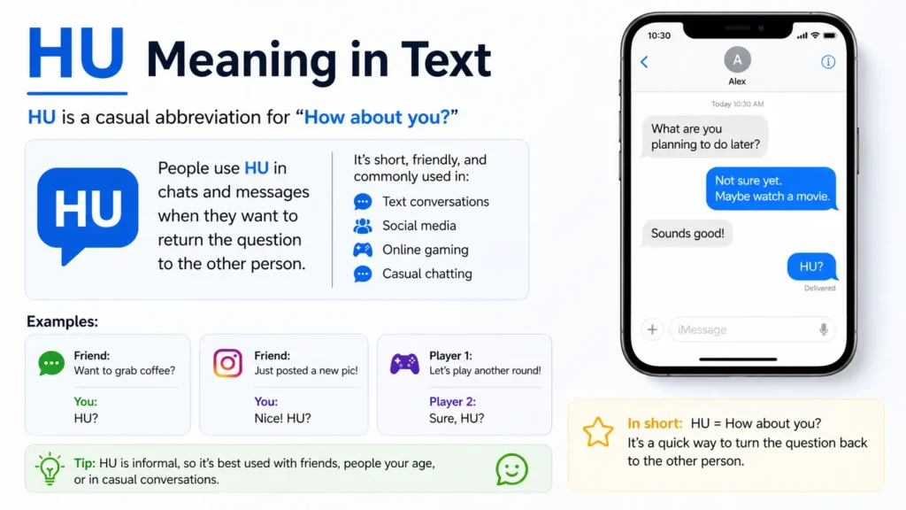 HU Meaning in Text