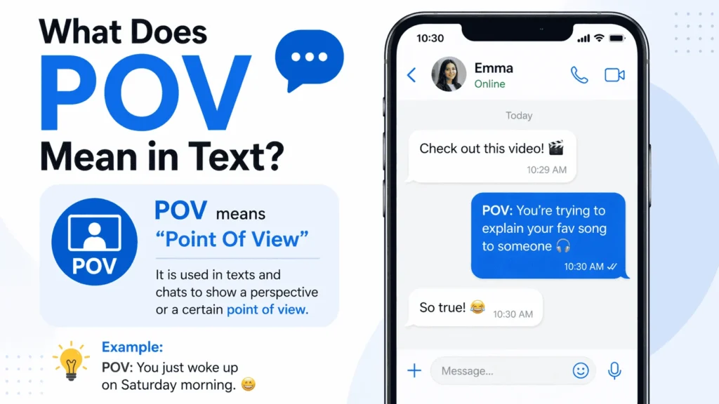 POV Mean in Text