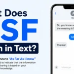What ASF Mean in Text