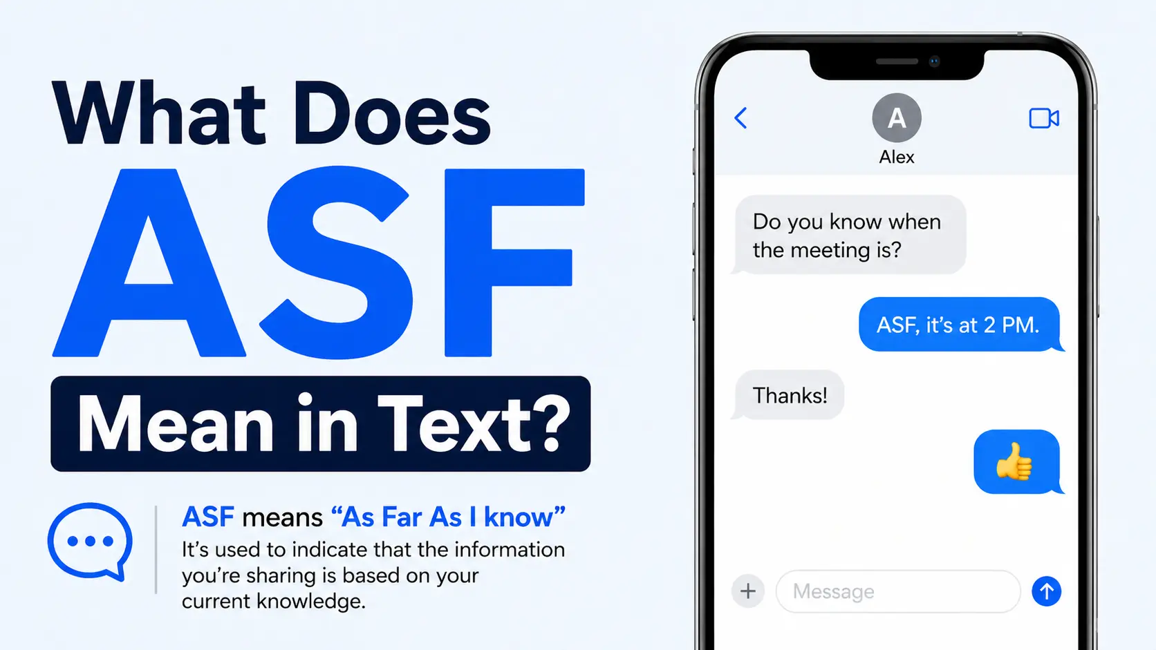 What ASF Mean in Text