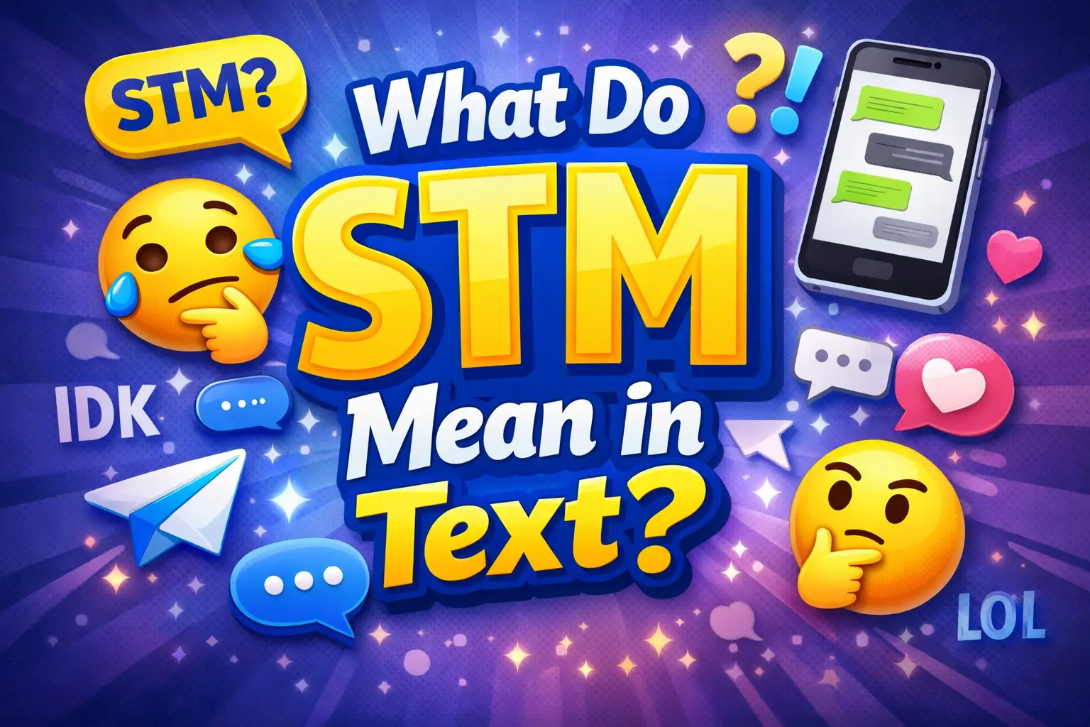 What Do STM Mean in Text