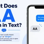 What Does AA Mean in Text