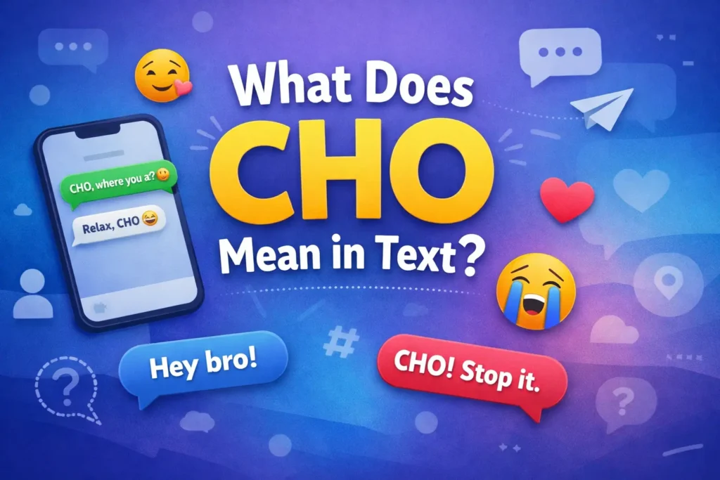 What Does CHO Mean in Text