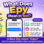 What Does Epy Mean in Text