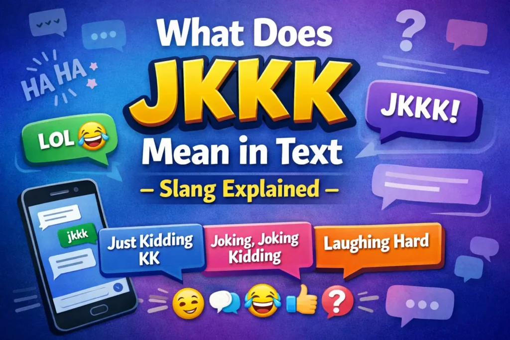 What Does JKKK Mean in Text