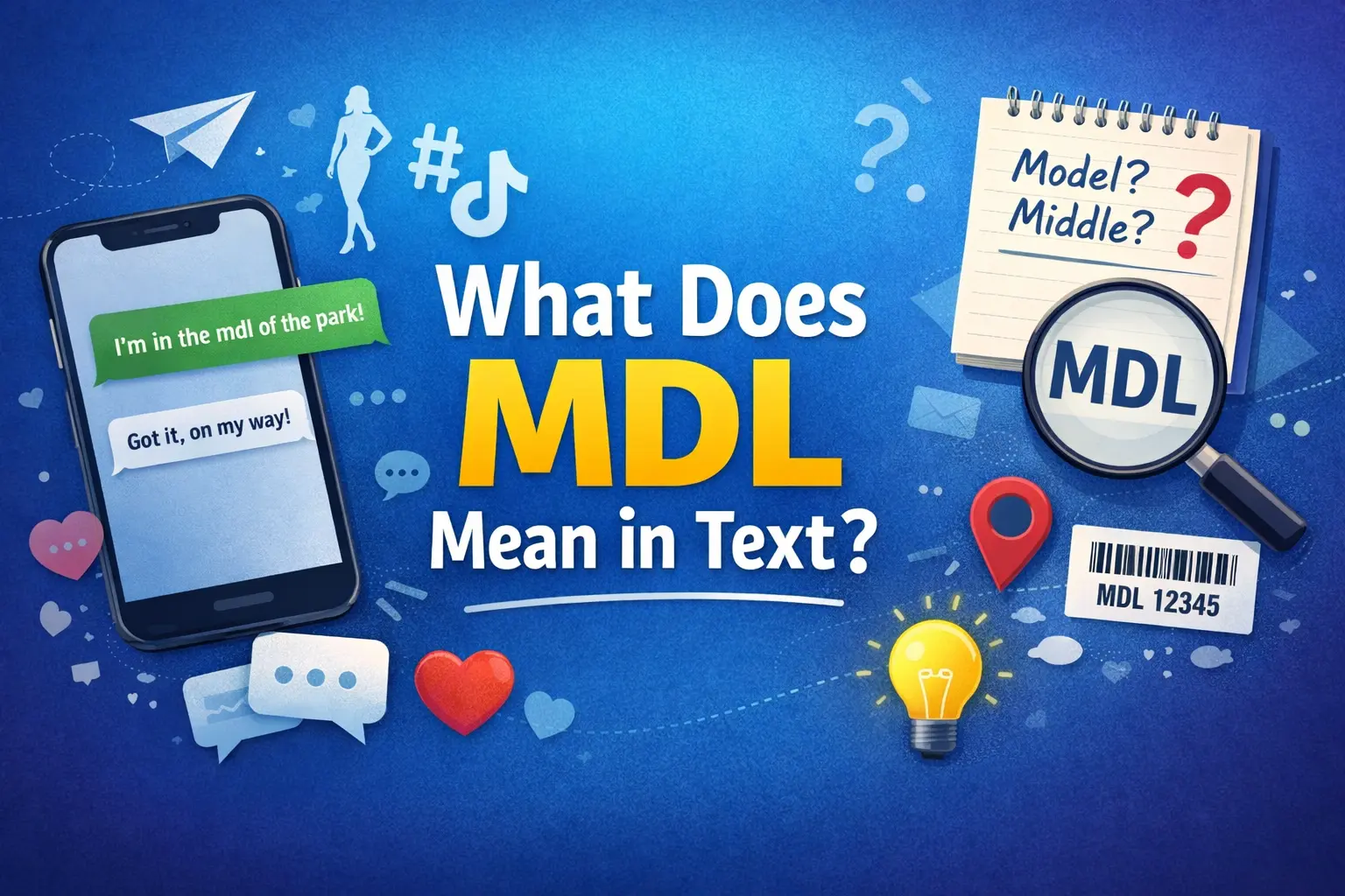 What Does MDL Mean in Text