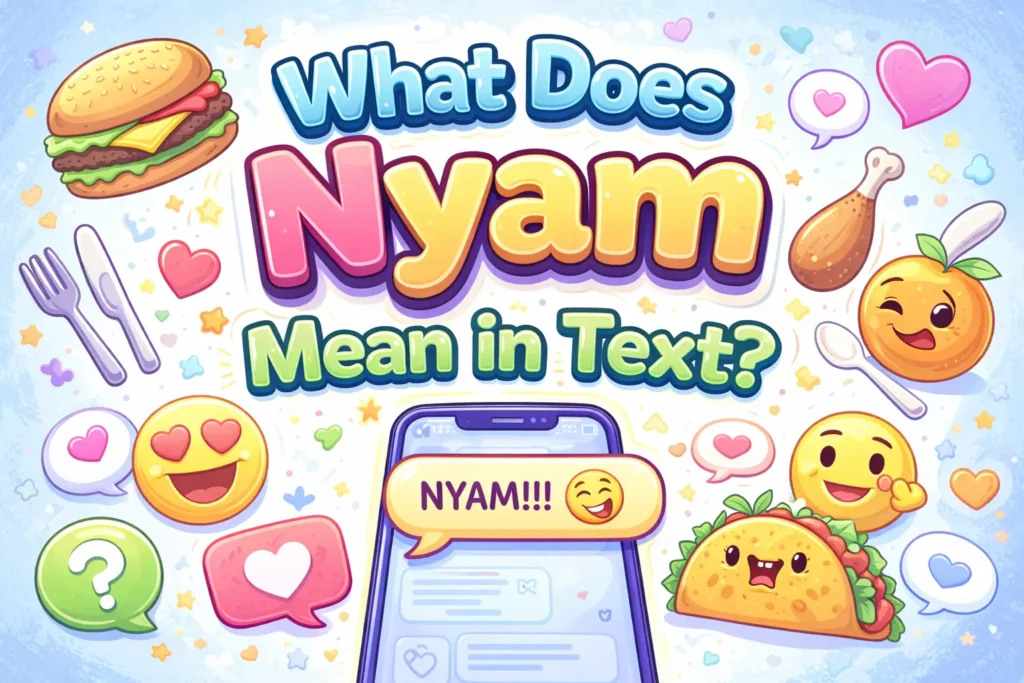 What Does Nyam Mean in Text