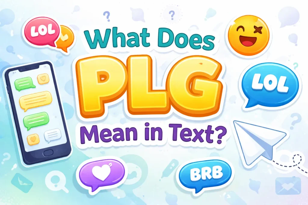 What Does PLG Mean in Text