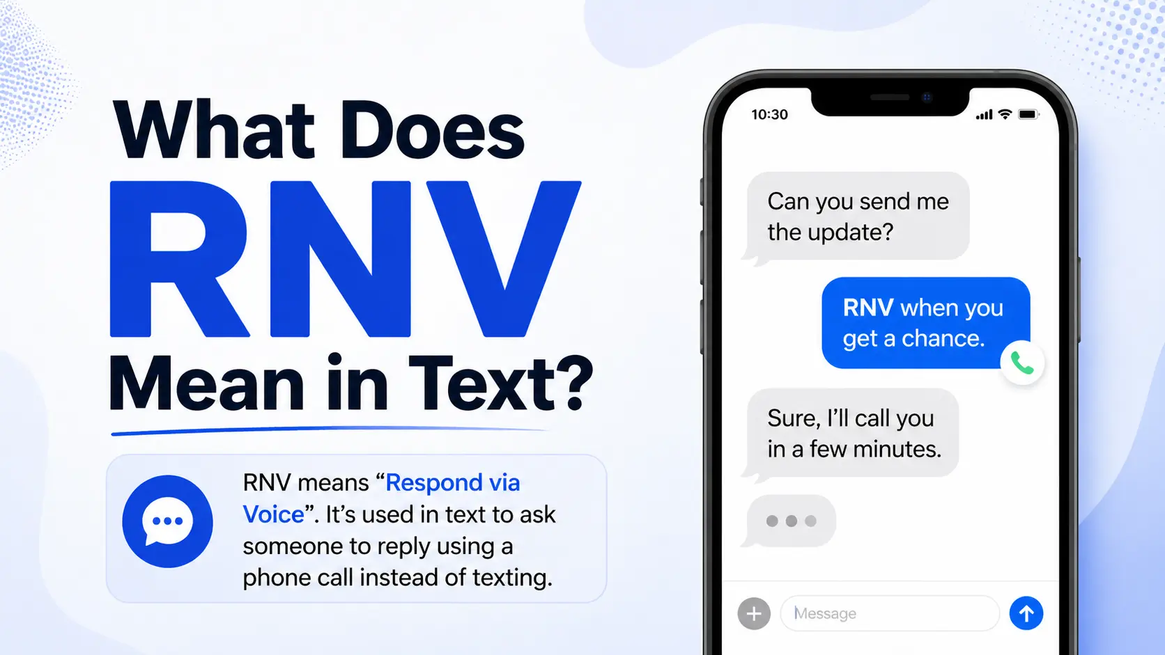 What Does RNV Mean in Text