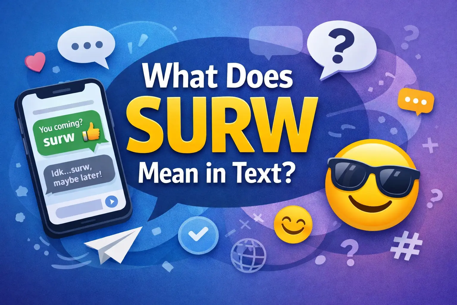 What Does SURW Mean in Text