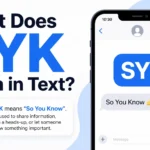What Does SYK Mean in Text