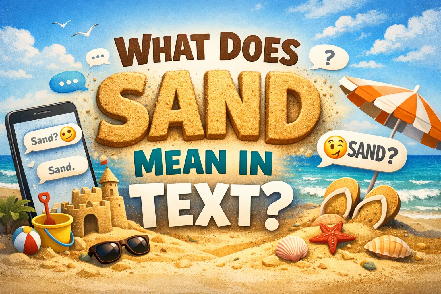 What Does Sand Mean in Text
