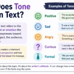 What Does Tone Mean in Text
