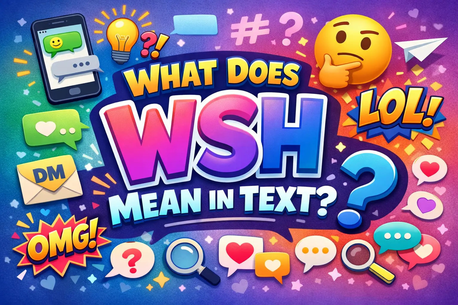 What Does WSH Mean in Text