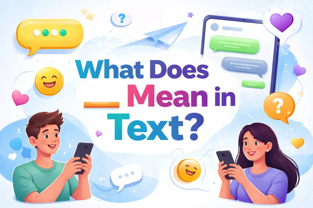 What Does _ Mean in Text