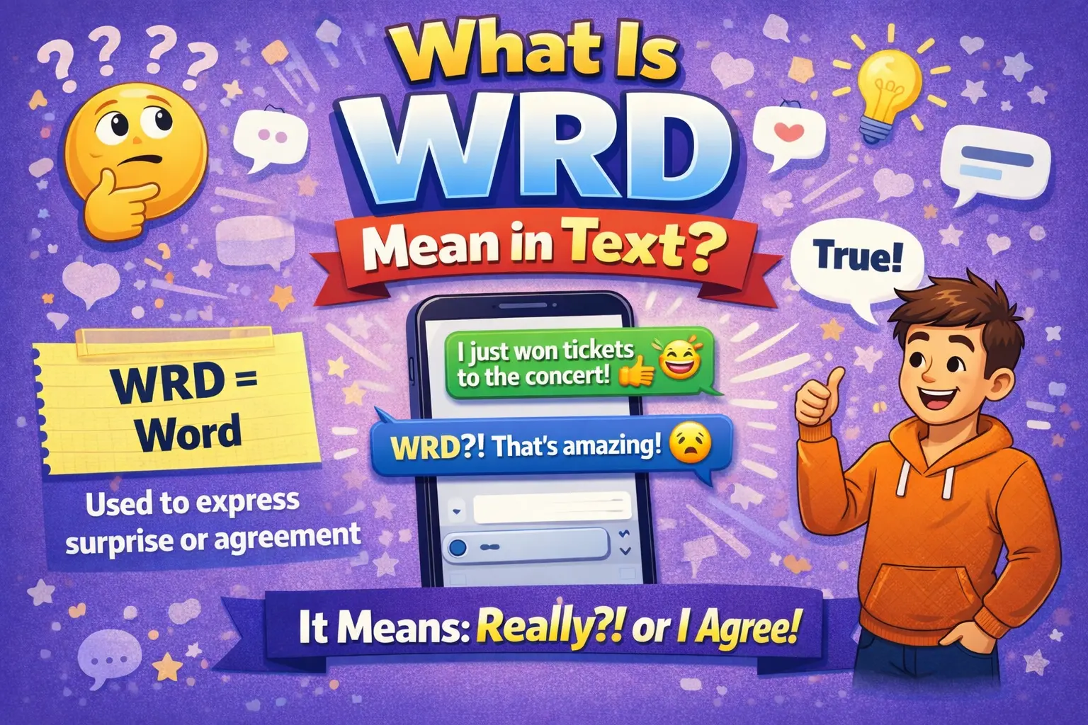 What Is WRD Mean in Text