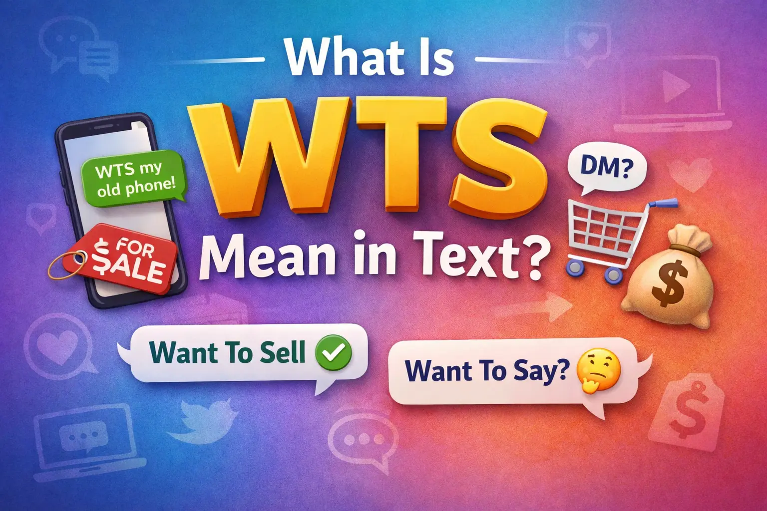 What Is WTS Mean in Text? Simple Guide