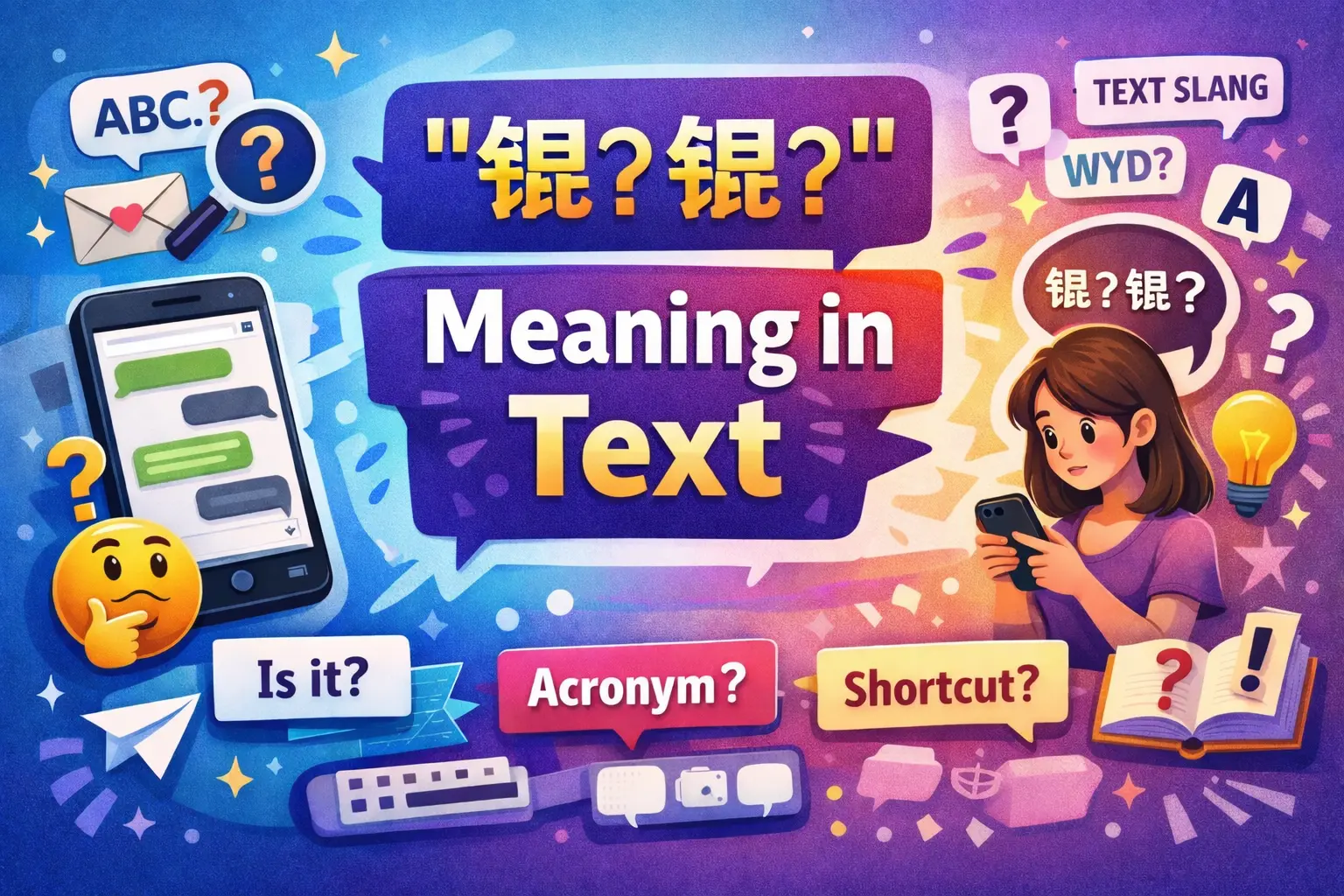 锟�锟�” Meaning in Text