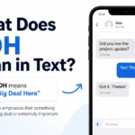 What Does BDH Mean in Text