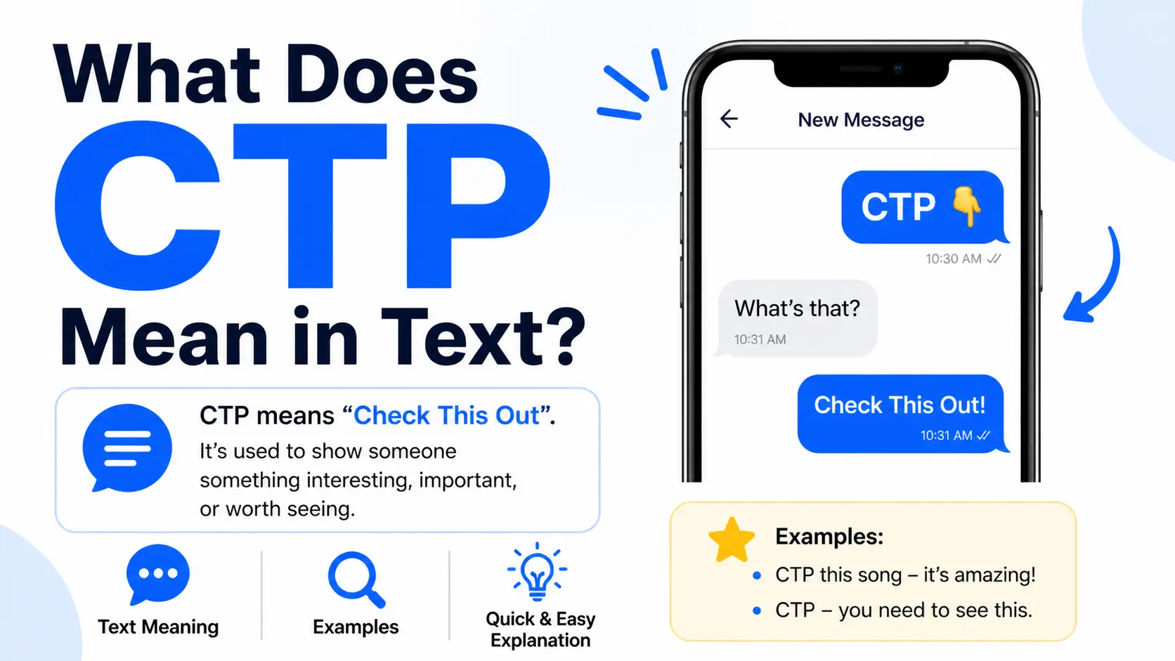 What Does CTP Mean in Text