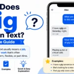 What Does Gig Mean in Text