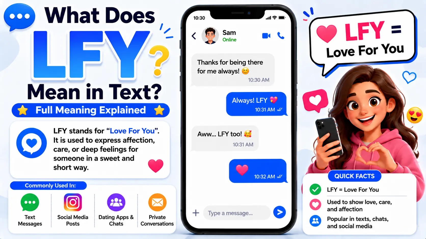 What Does LFY Mean in Text