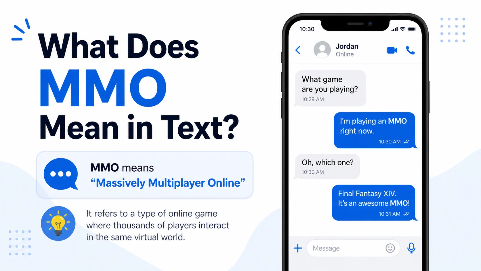 What Does MMO Mean in Text