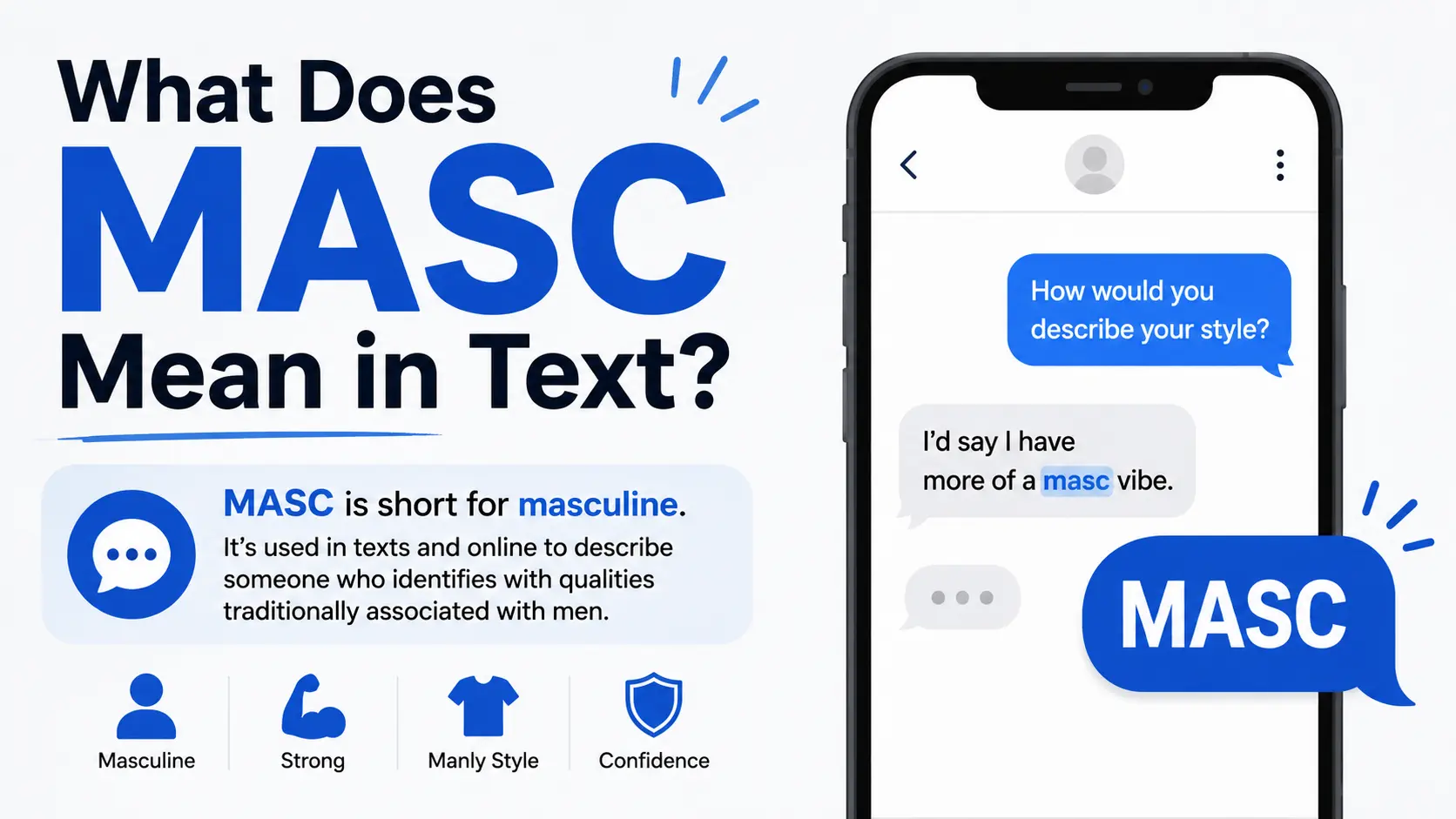 What Does Masc Mean in Text