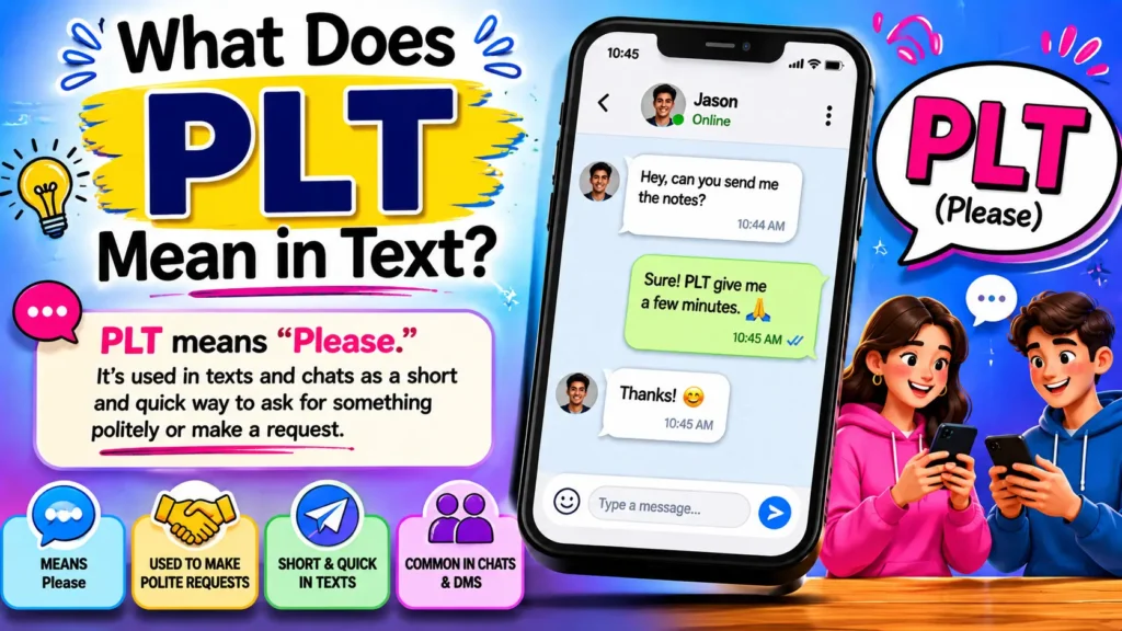 What Does PLT Mean in Text