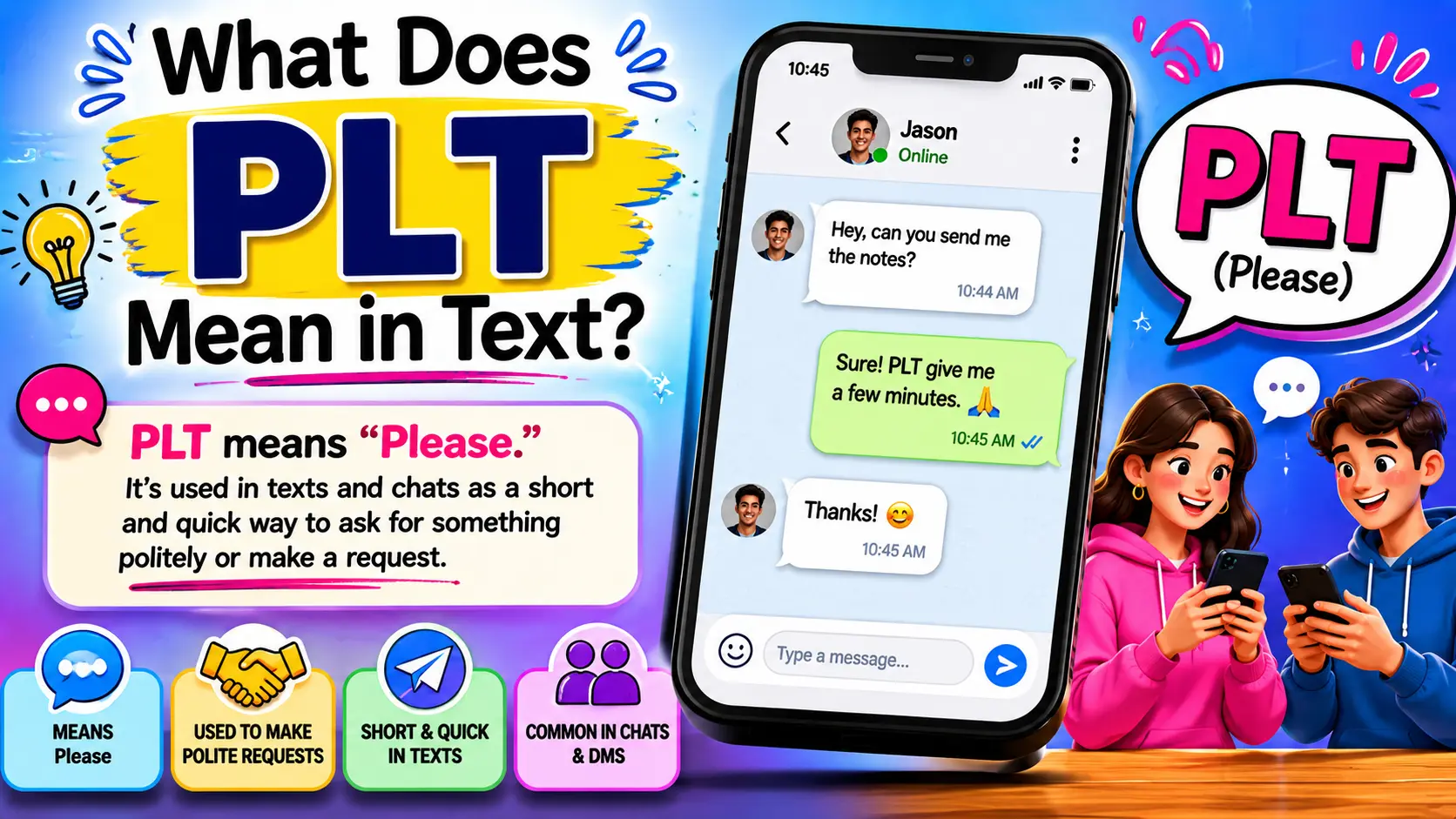 What Does PLT Mean in Text