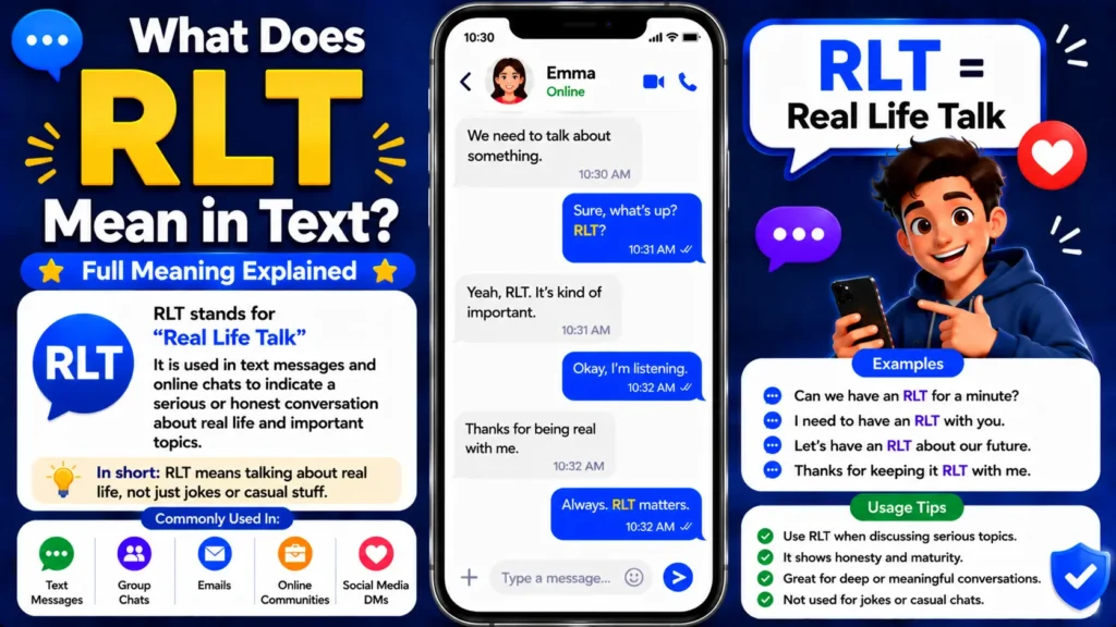 What Does RLT Mean in Text