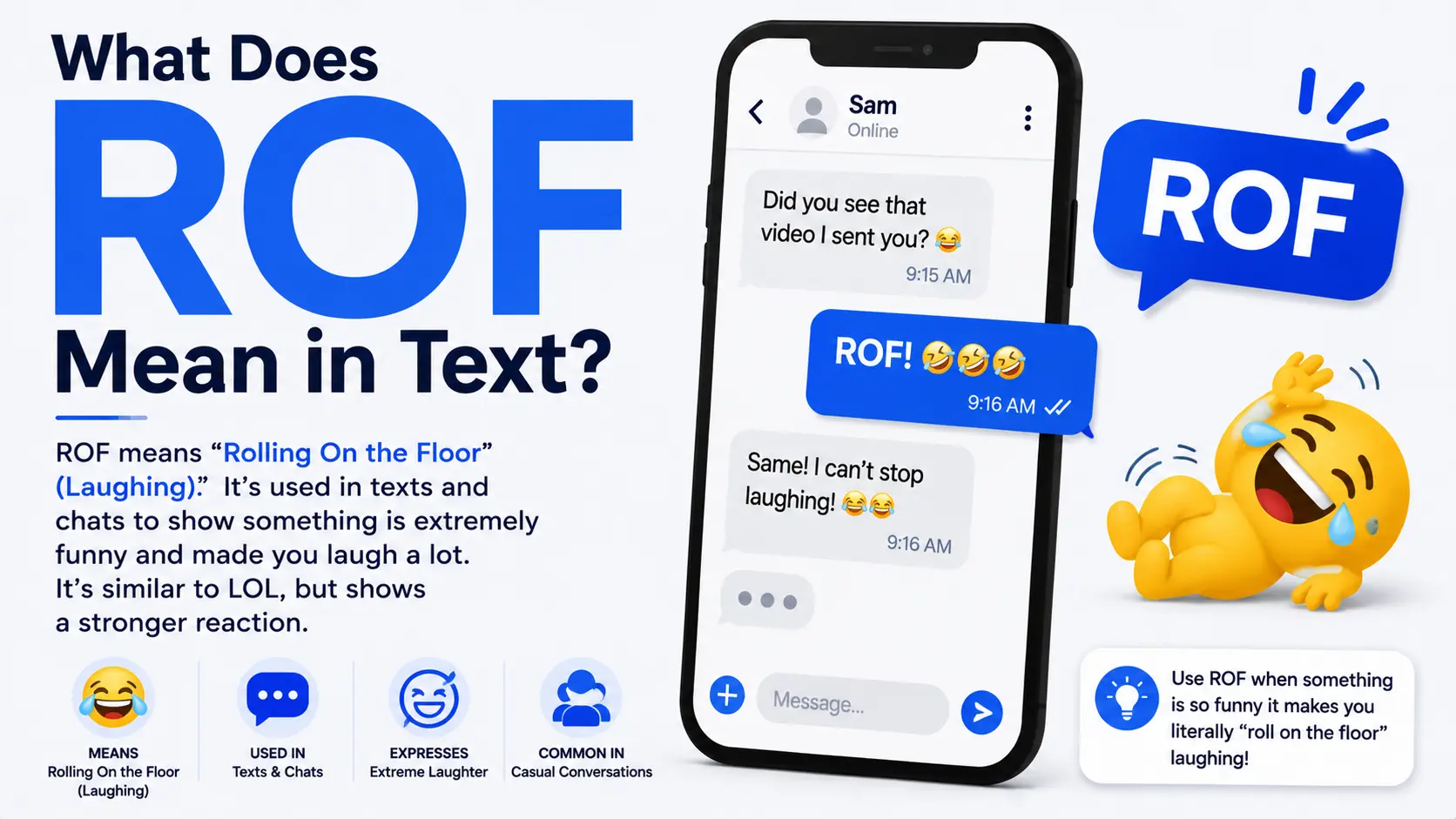 What Does ROF Mean in Text
