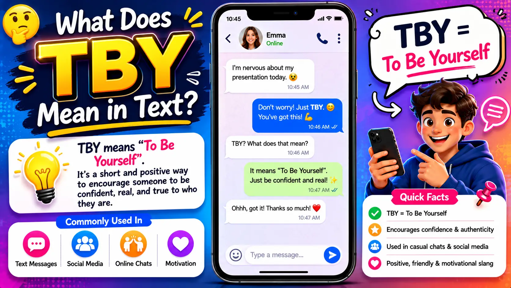 What Does TBY Mean in Text